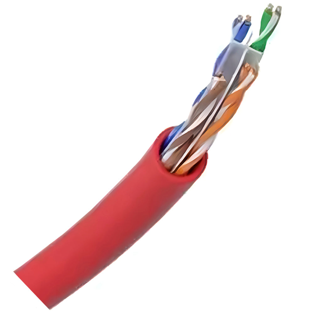 Metro Cabo de Rede Impact Giga CAT6 UTP 4P IG6CVM Intelbras, 100% Cobre - Vermelho